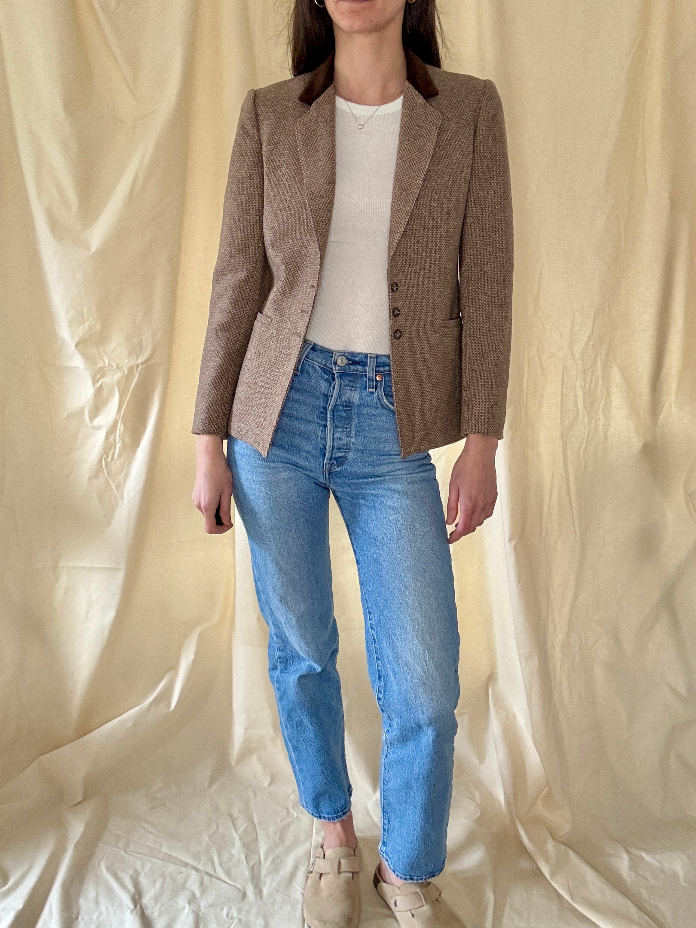 Allen Bernard LTD. Wool Blazer