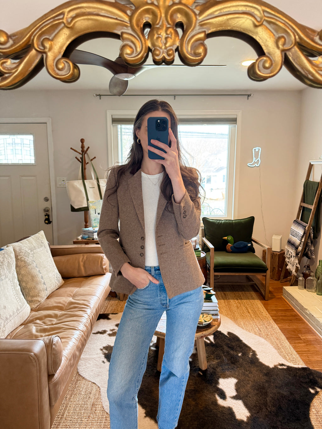 Allen Bernard LTD. Wool Blazer