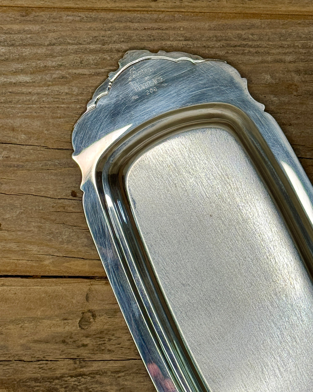 Baroque by Wallace Silver Plated Butter Dish