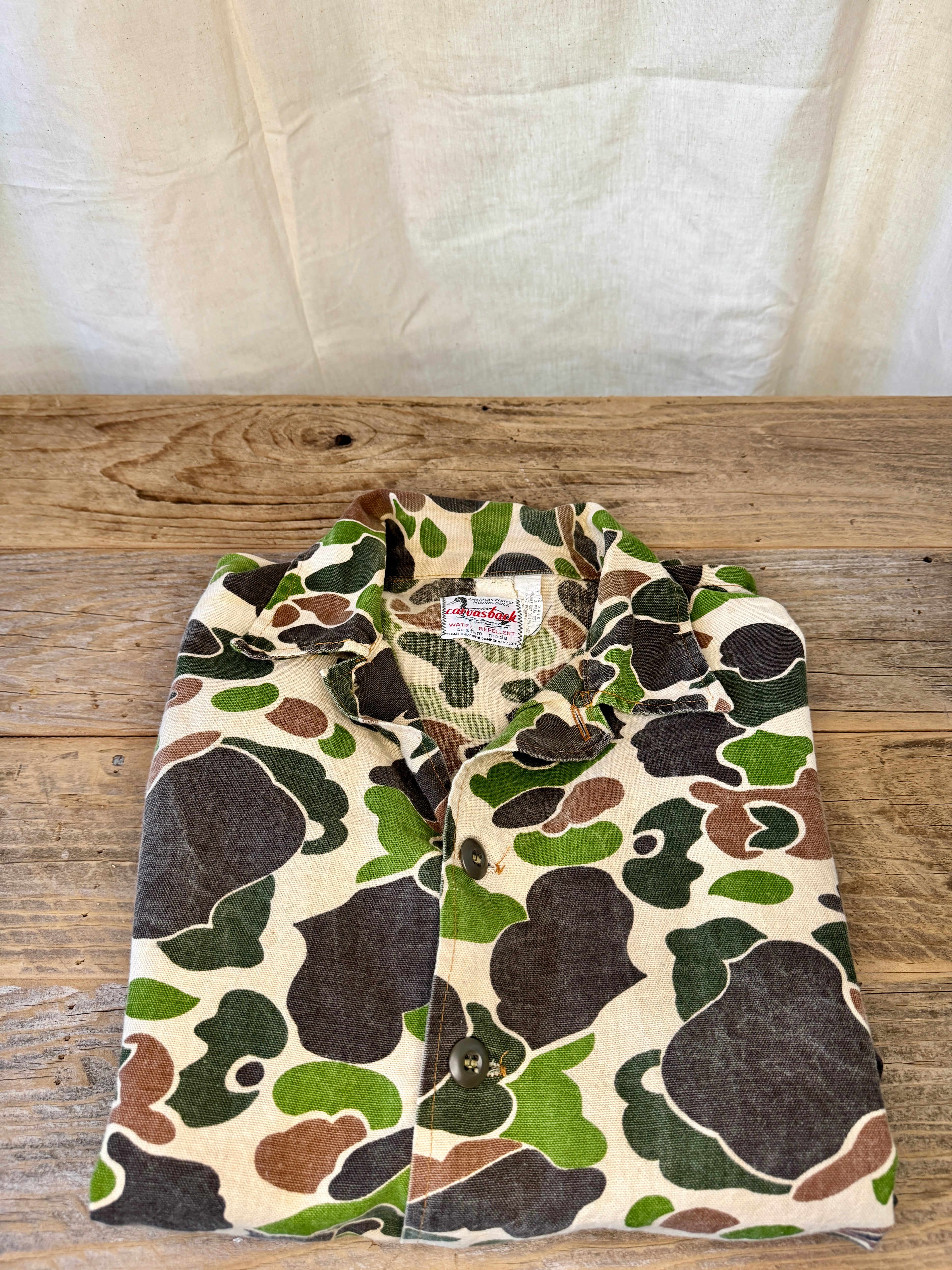 Canvasback Duck Camo Hunting Shirt