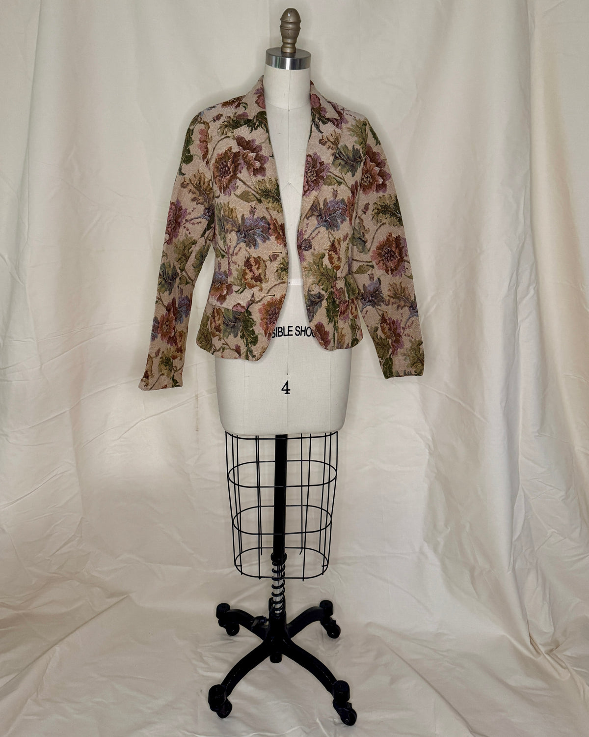 Crazy Horse Floral Tapestry Blazer