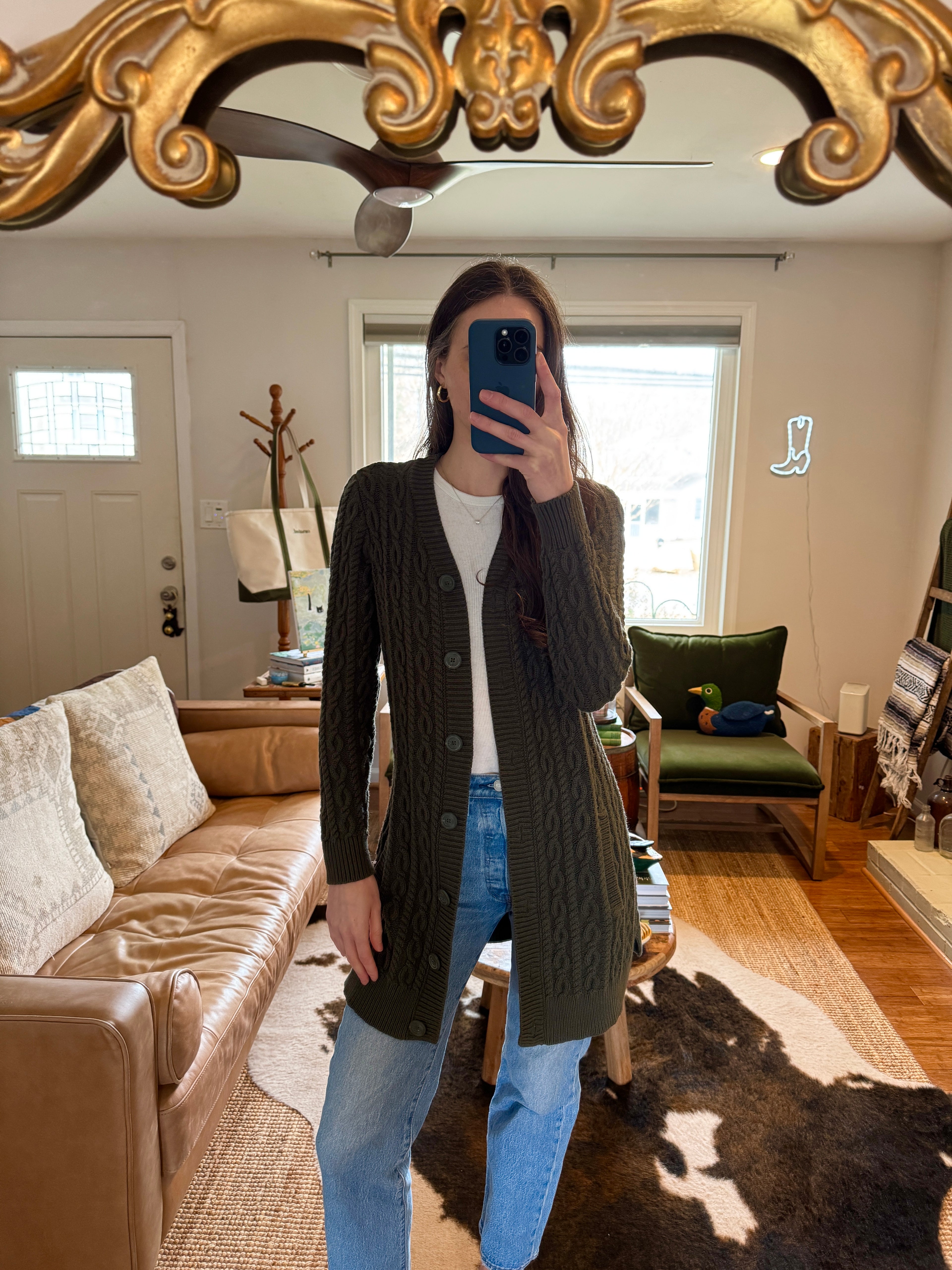 Denim & Company Long Cardigan