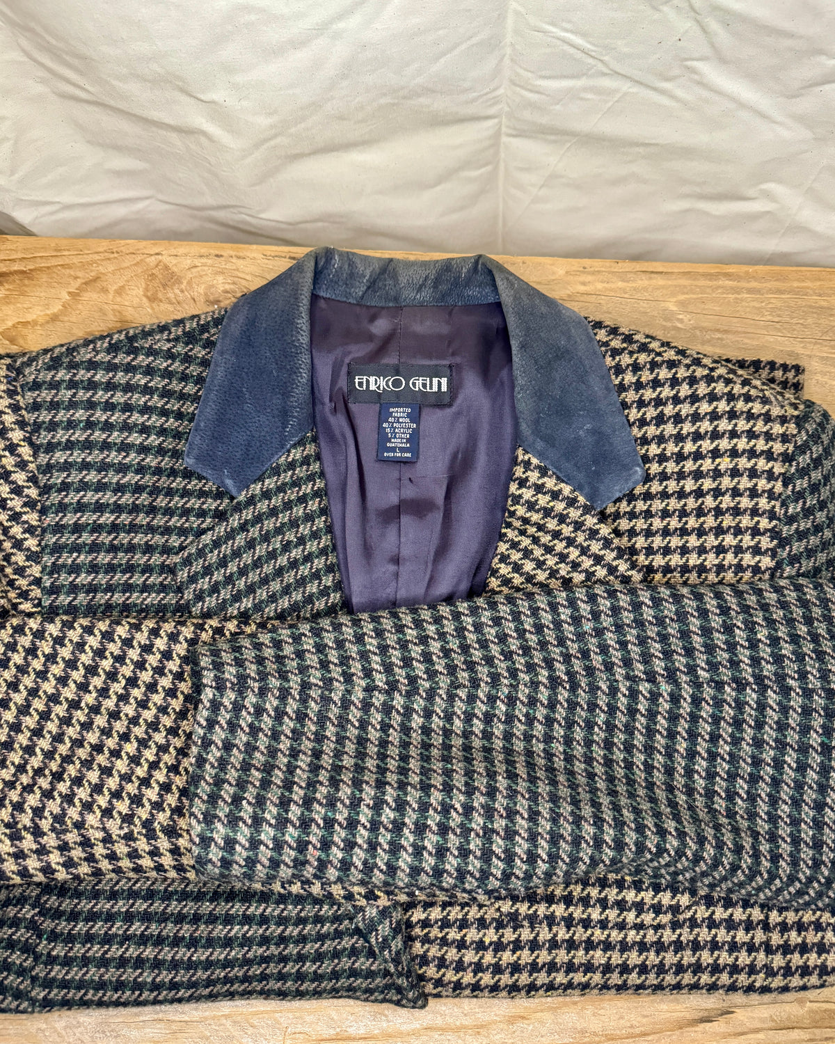 Enrico Gelini Houndstooth Blazer