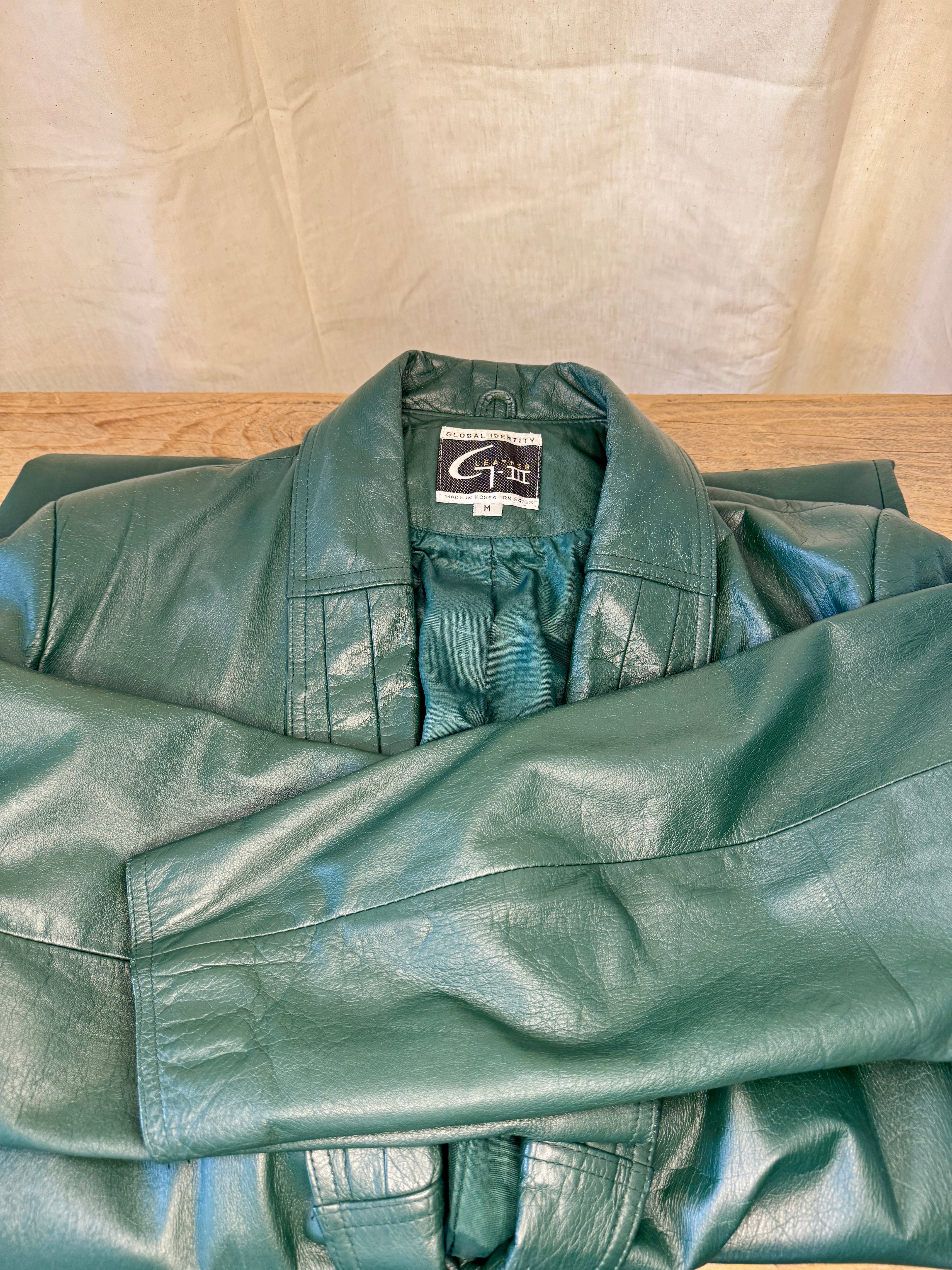 G-III Leather Trench Coat