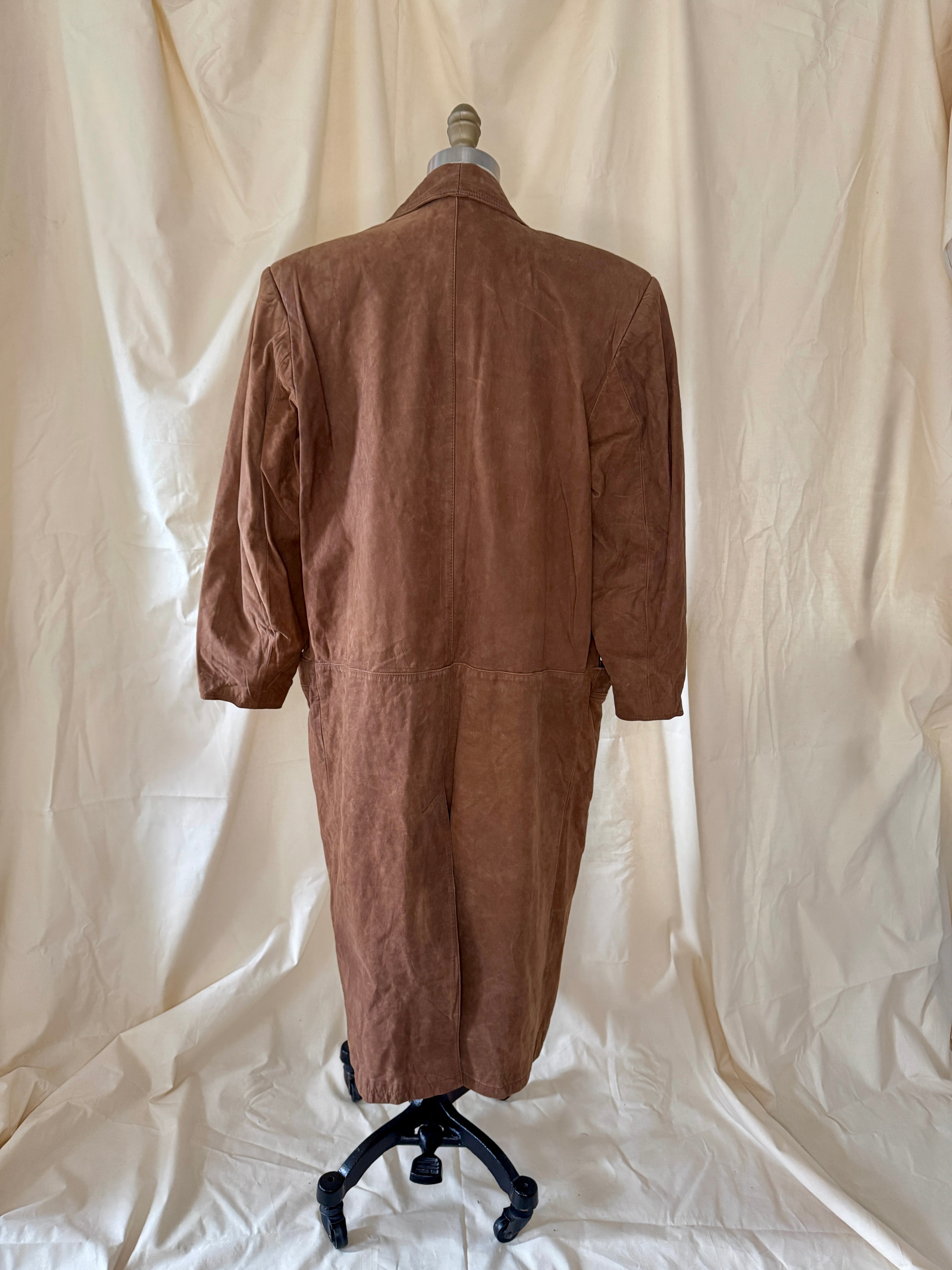 G-III Suede Trench Coat