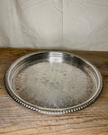 International Silver Co. Large Round Silver Tray