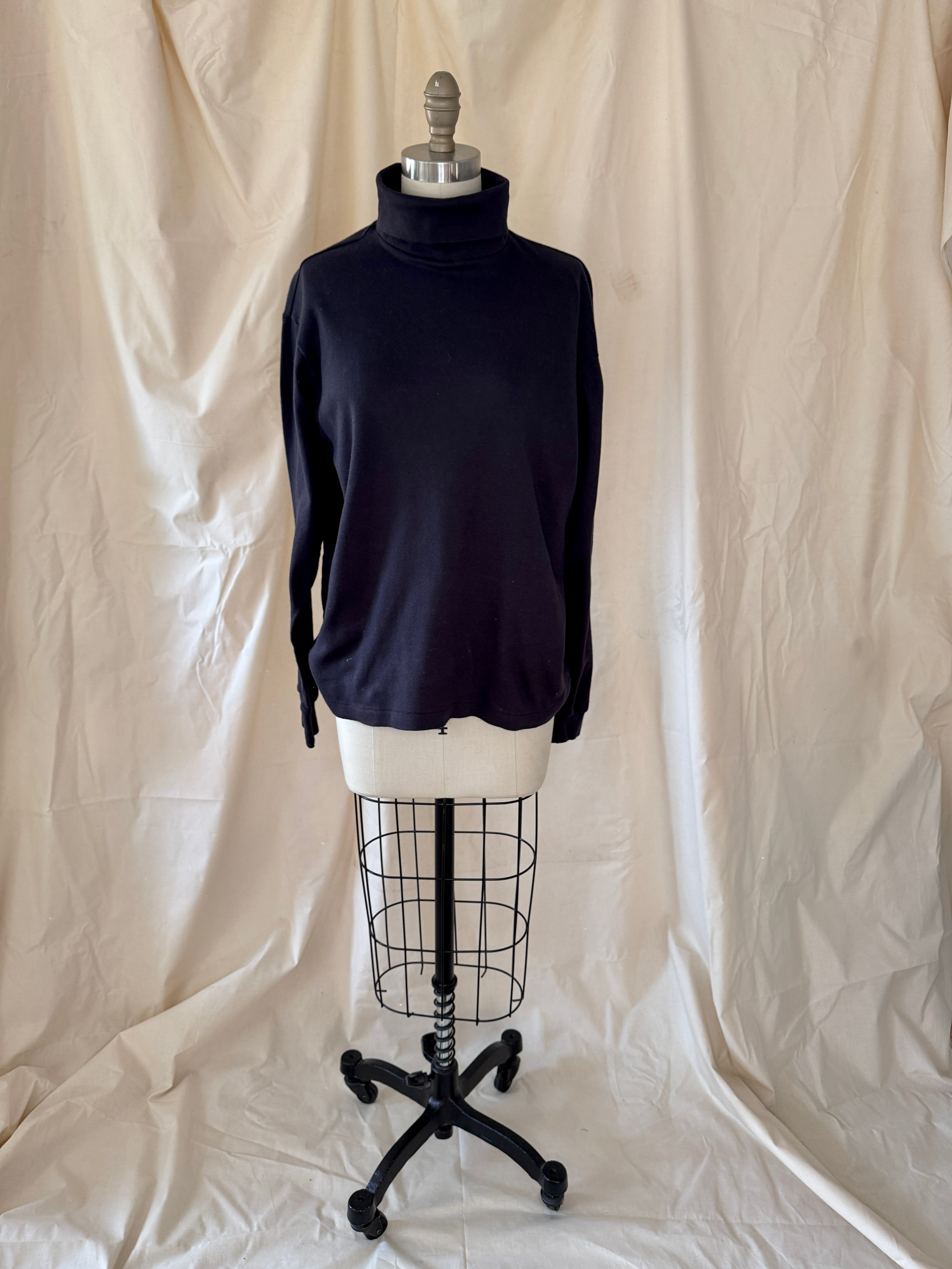 Lord & Taylor Black Turtleneck