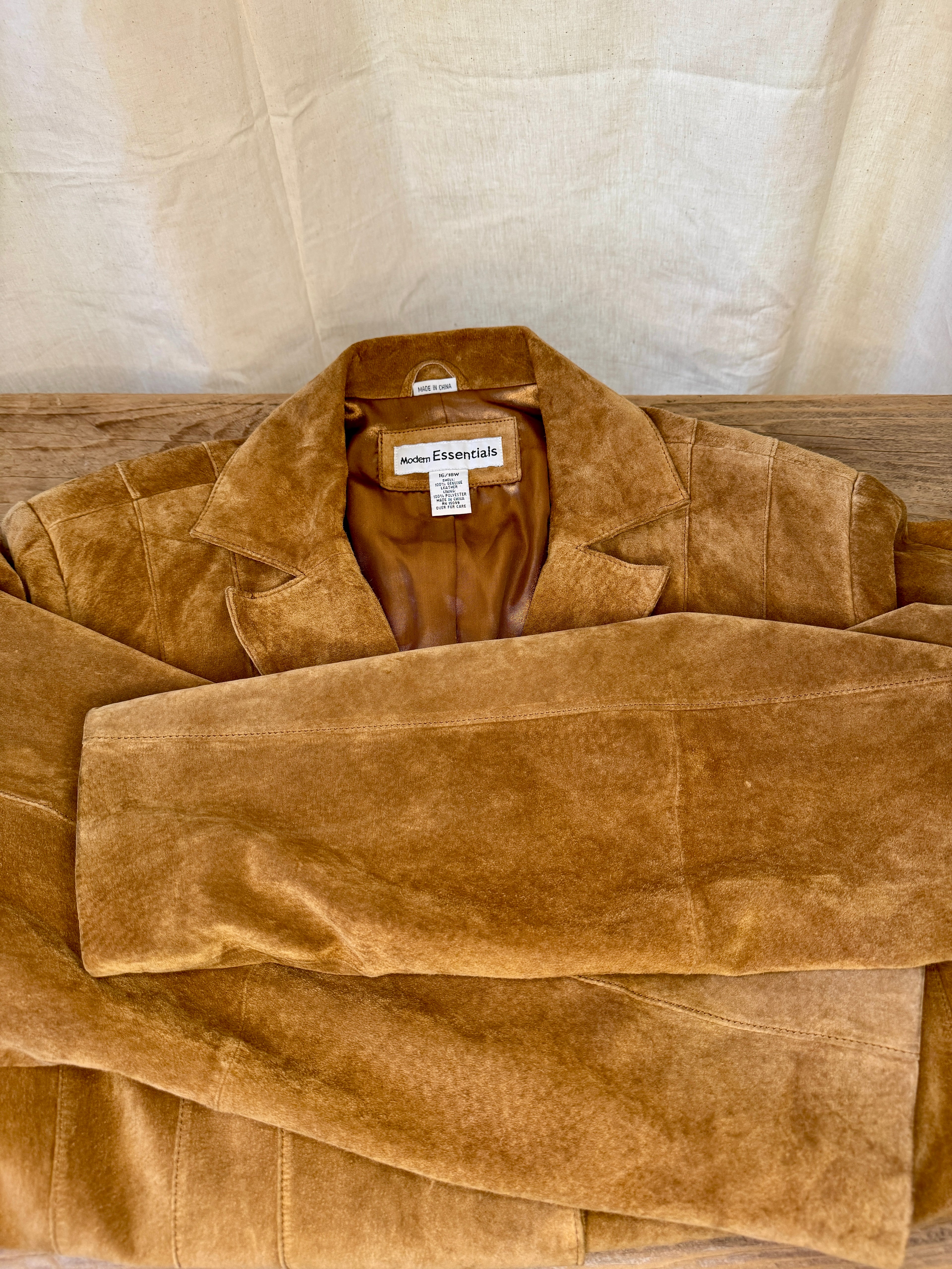 Modern Essentials Suede Jacket