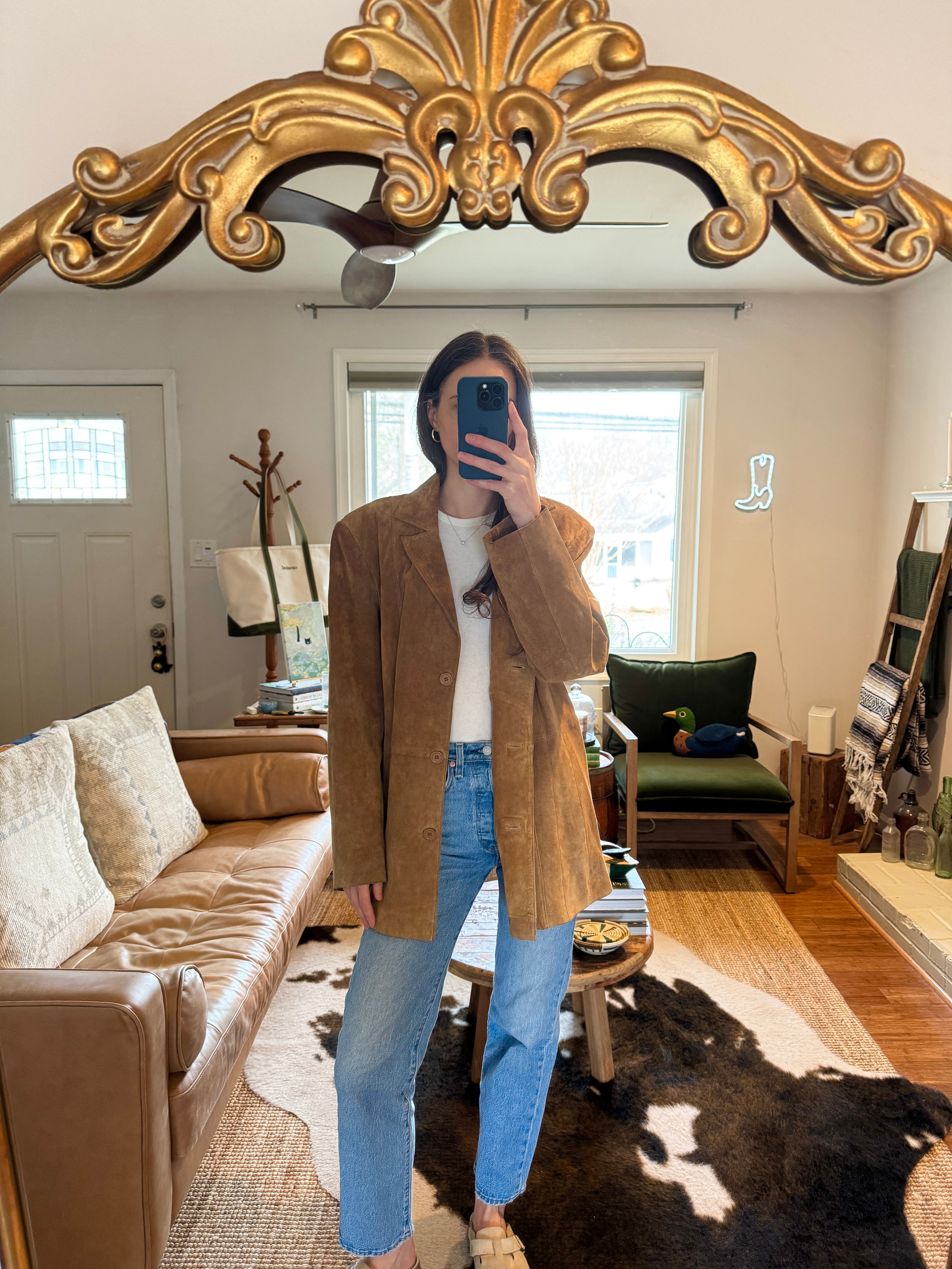 Modern Essentials Suede Jacket