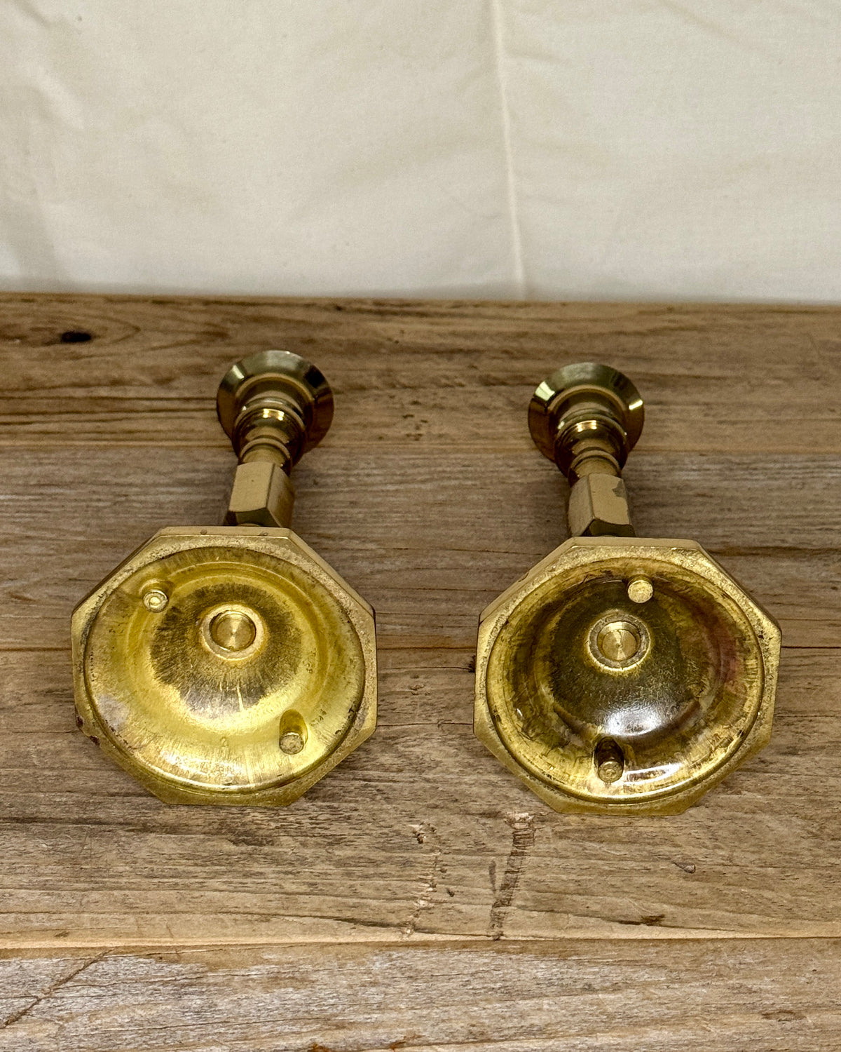 Tall Brass Candlesticks
