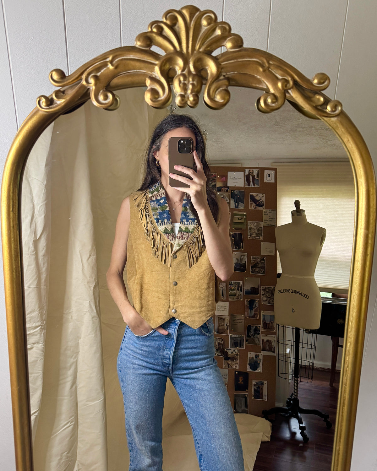 New Identity Suede Vest
