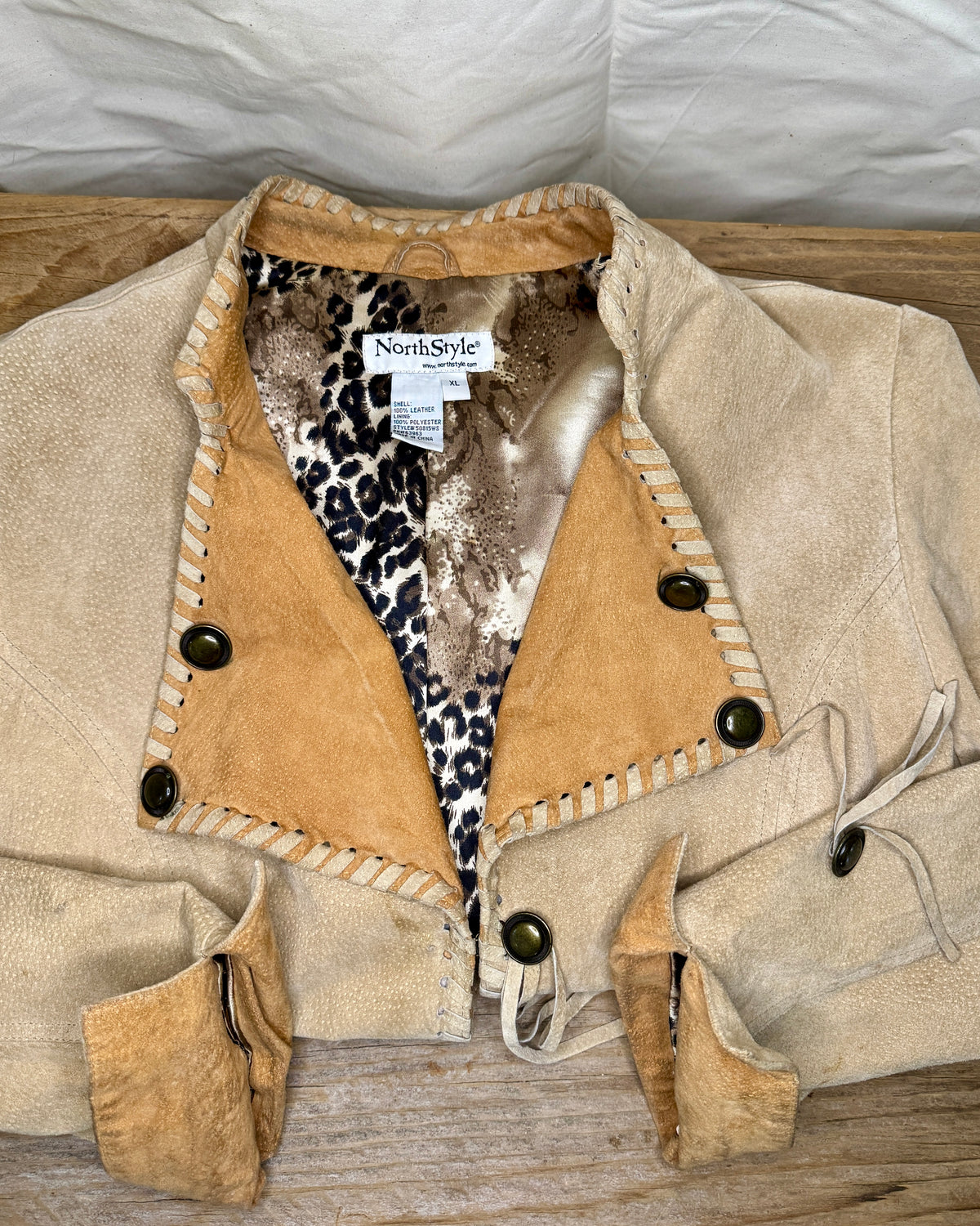 North Style Western Suede Jacket