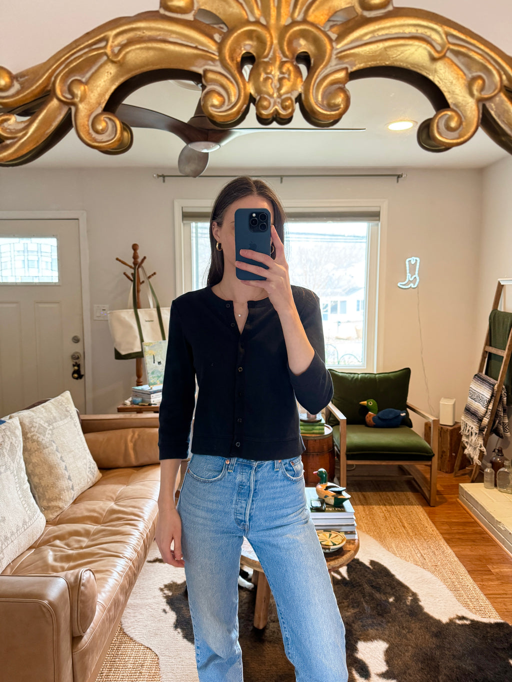 Rafaella Black Cardigan