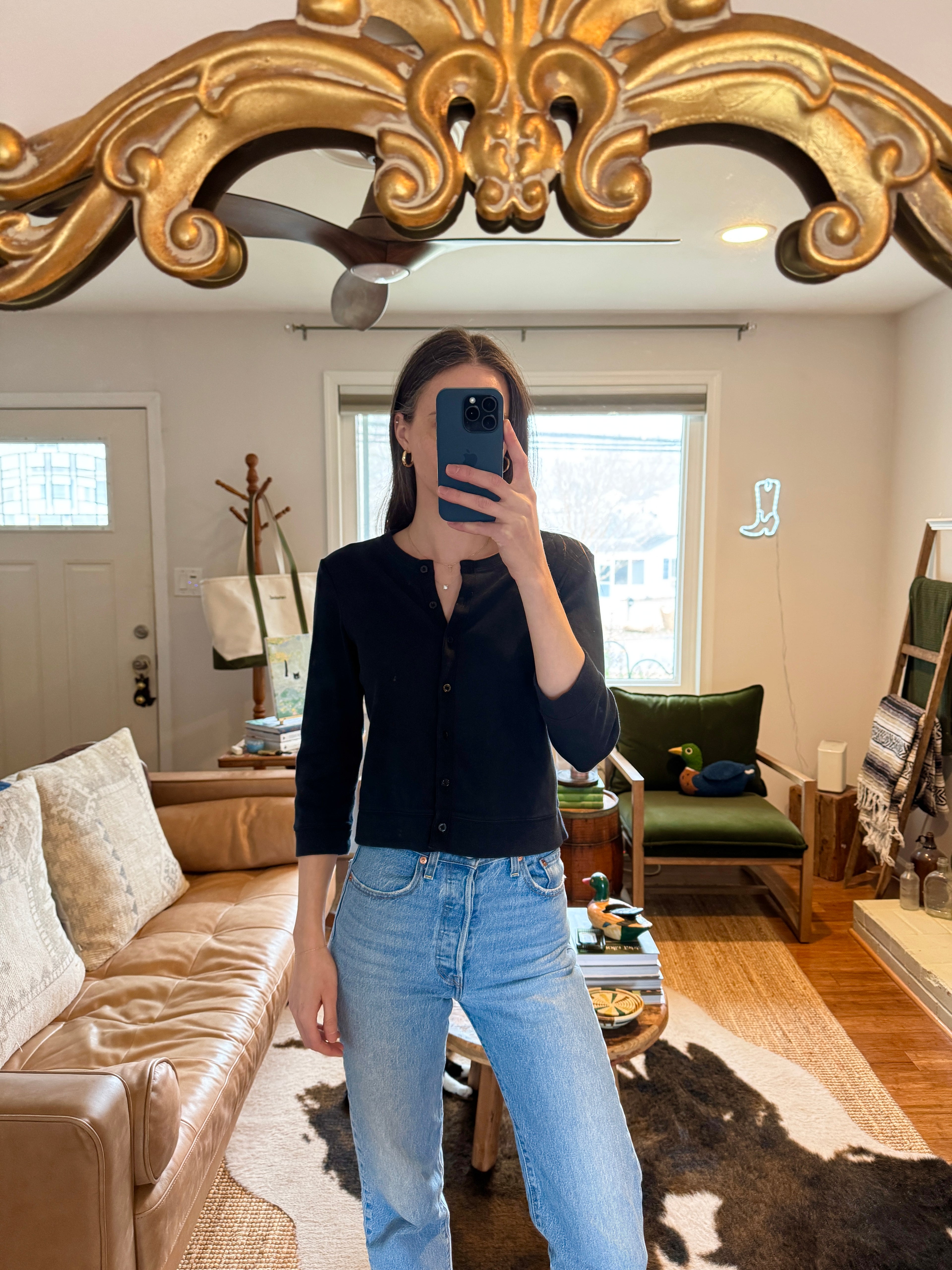 Rafaella Black Cardigan