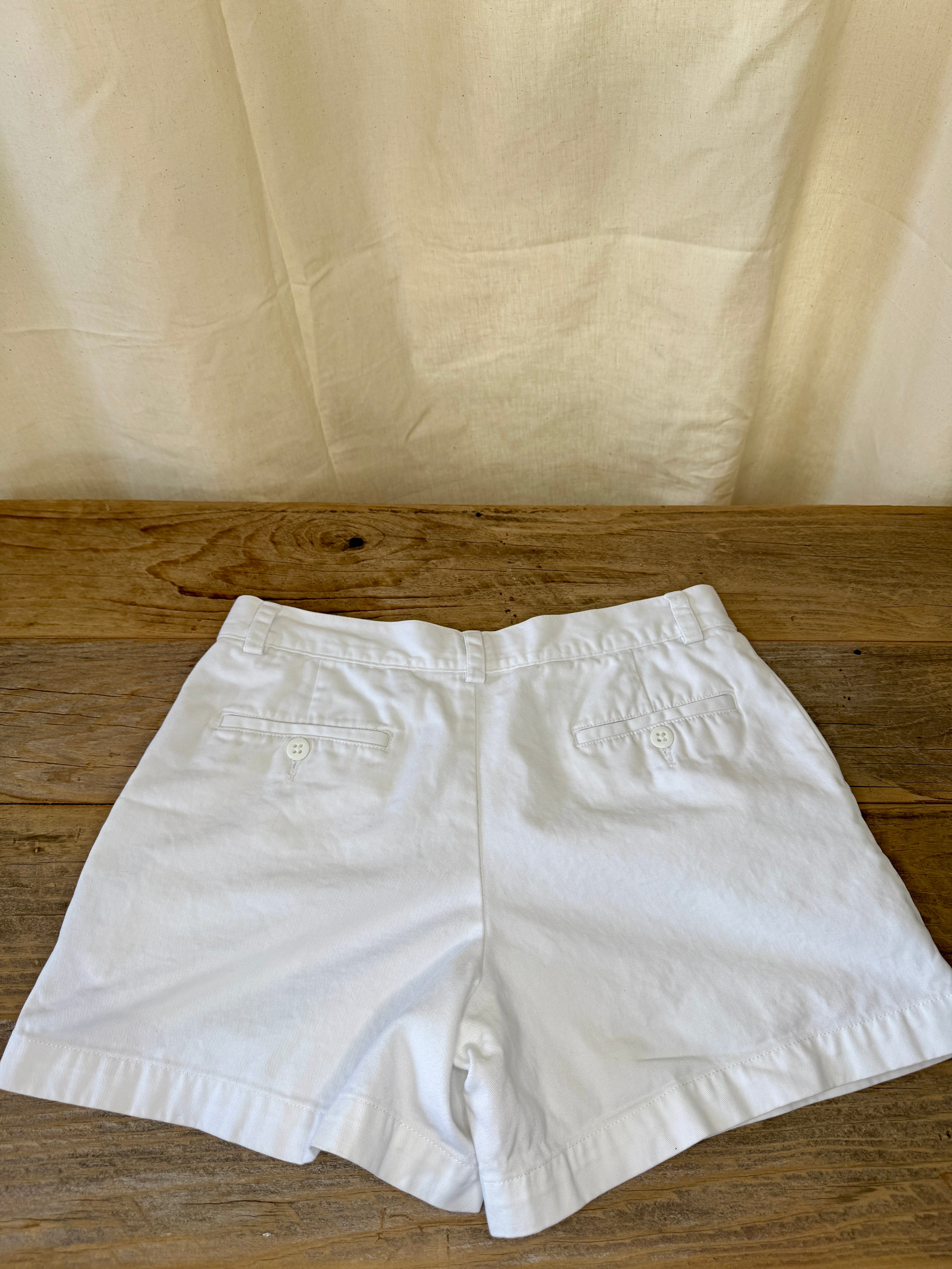 Ralph Lauren White Cotton Shorts