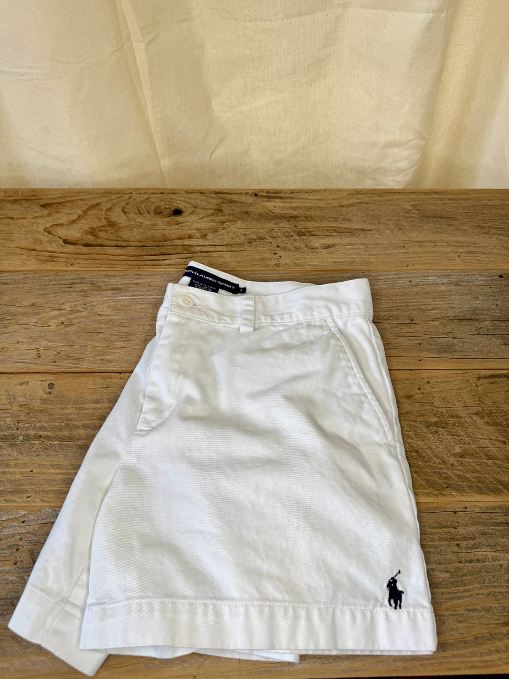 Ralph Lauren White Cotton Shorts