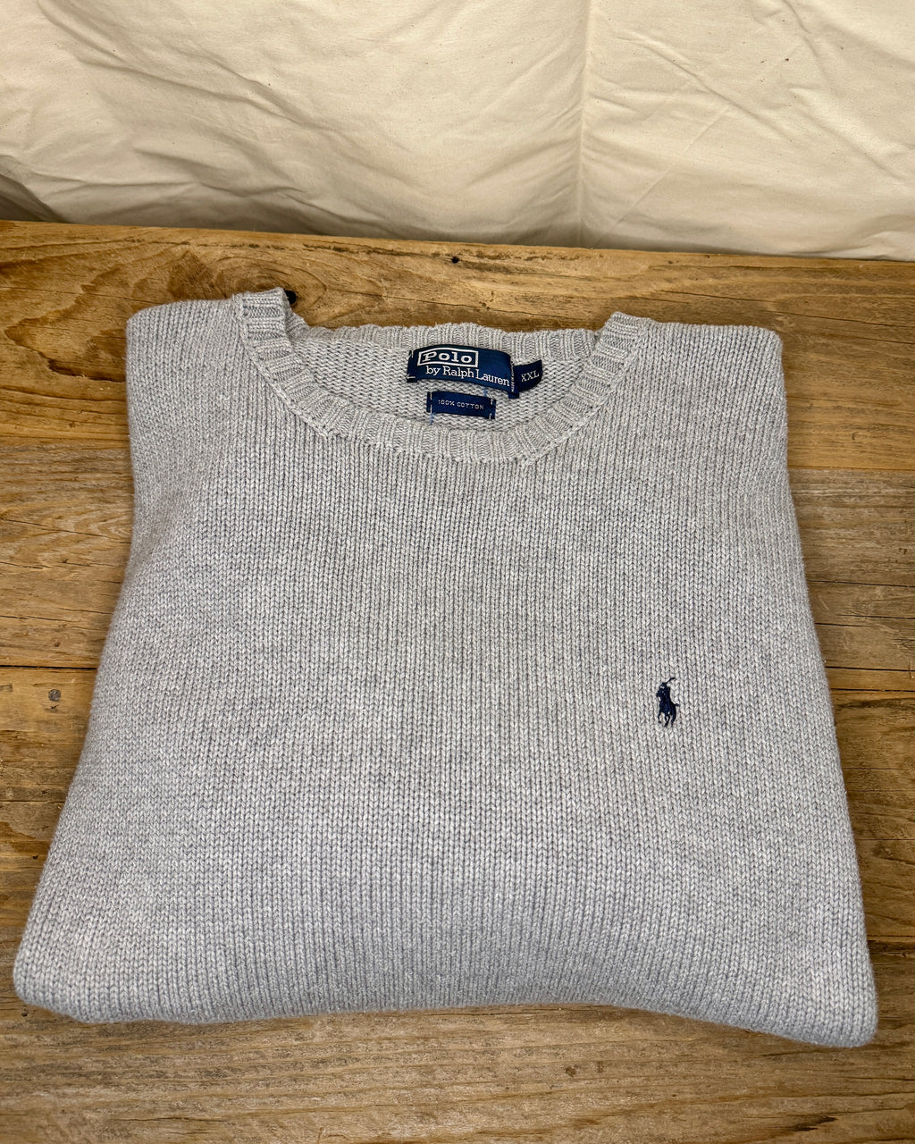 Men's Grey Polo Ralph Lauren Sweater