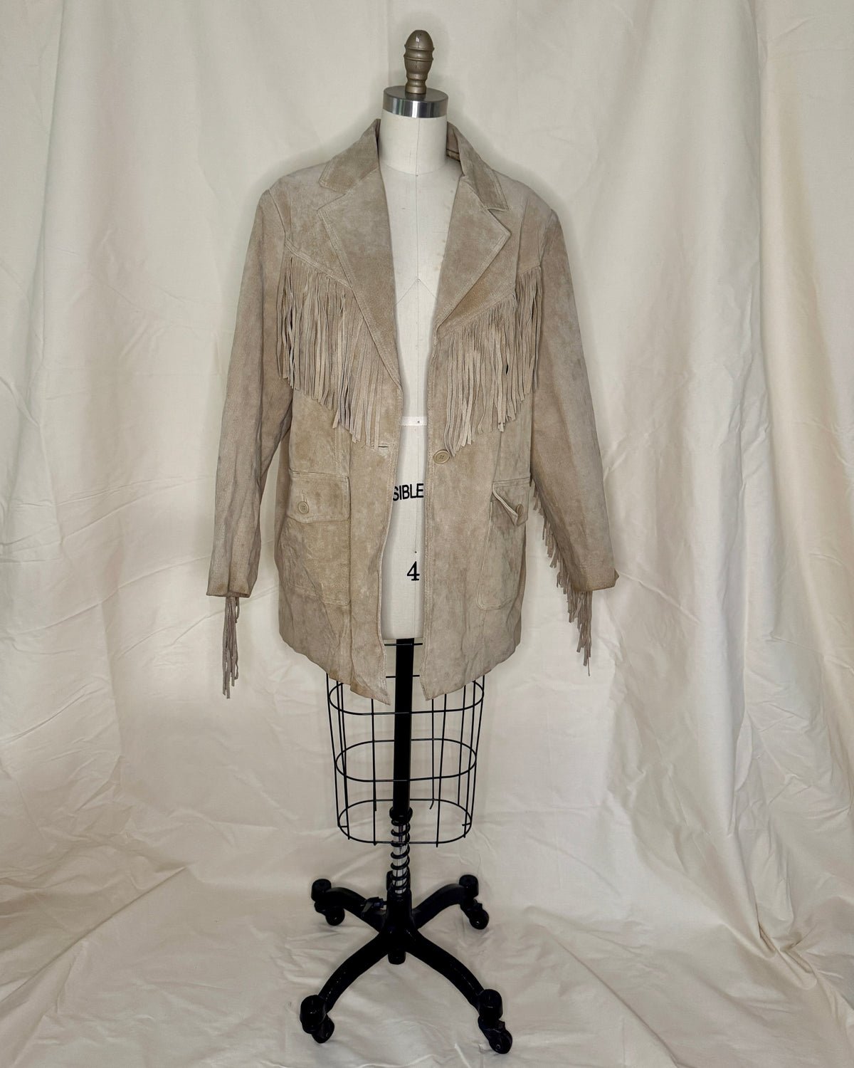 Roaman's Fringe Suede Jacket