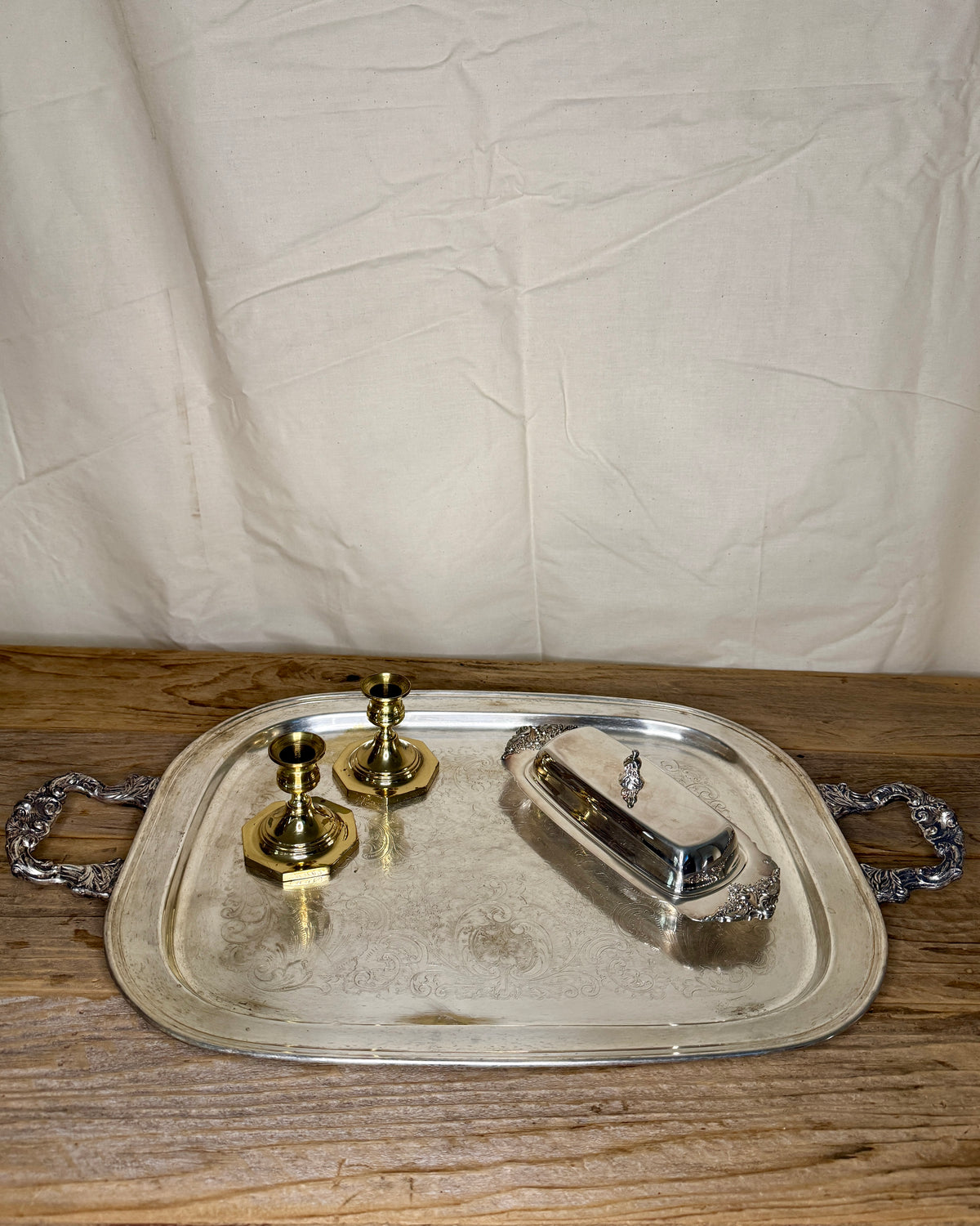 Sheridan Large Silver Plated Long Tray