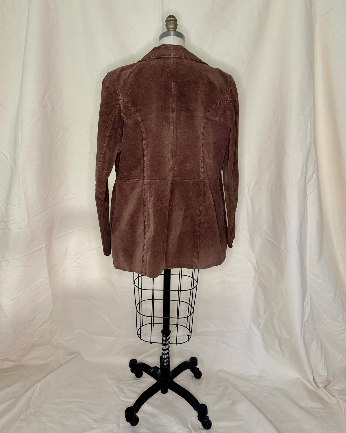 Wet Seal Dark Brown Suede Jacket