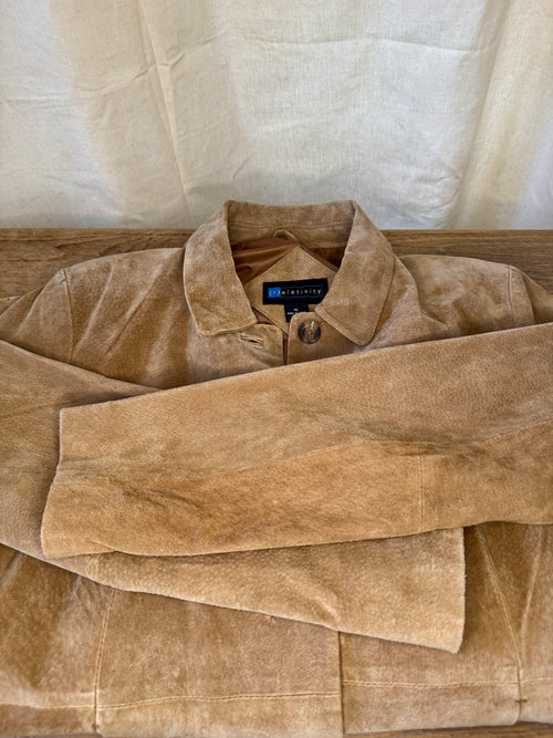 (r)elativity Suede Jacket